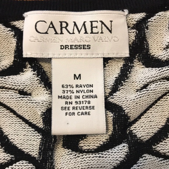 Carmen mark valvo sweater bodycon dress. EUC - Picture 7 of 8